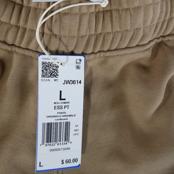 Adidas Men’s Pants JW3614 Large Brown Carboard Athletic Joggers - Picture 5 of 8